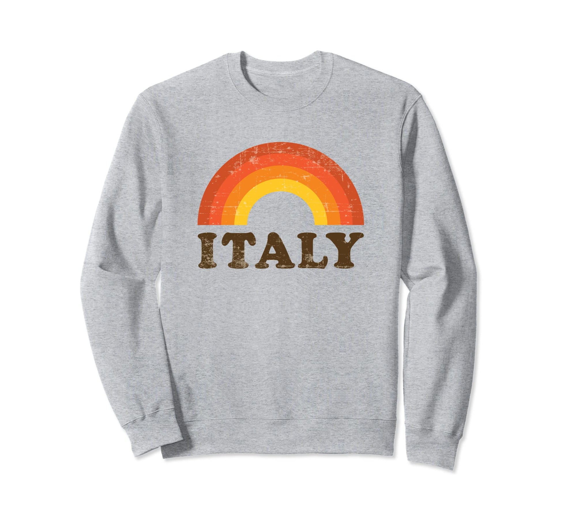 Italy Vacation Souvenir Distressed Sweatshirt - Trendy Graphic for Adults - T-Shirt, Sweatshirt, Hoodie