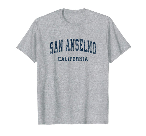 San Anselmo California Ca Varsity T-Shirt - Custom Art Print for Adults - T-Shirt, Sweatshirt, Hoodie