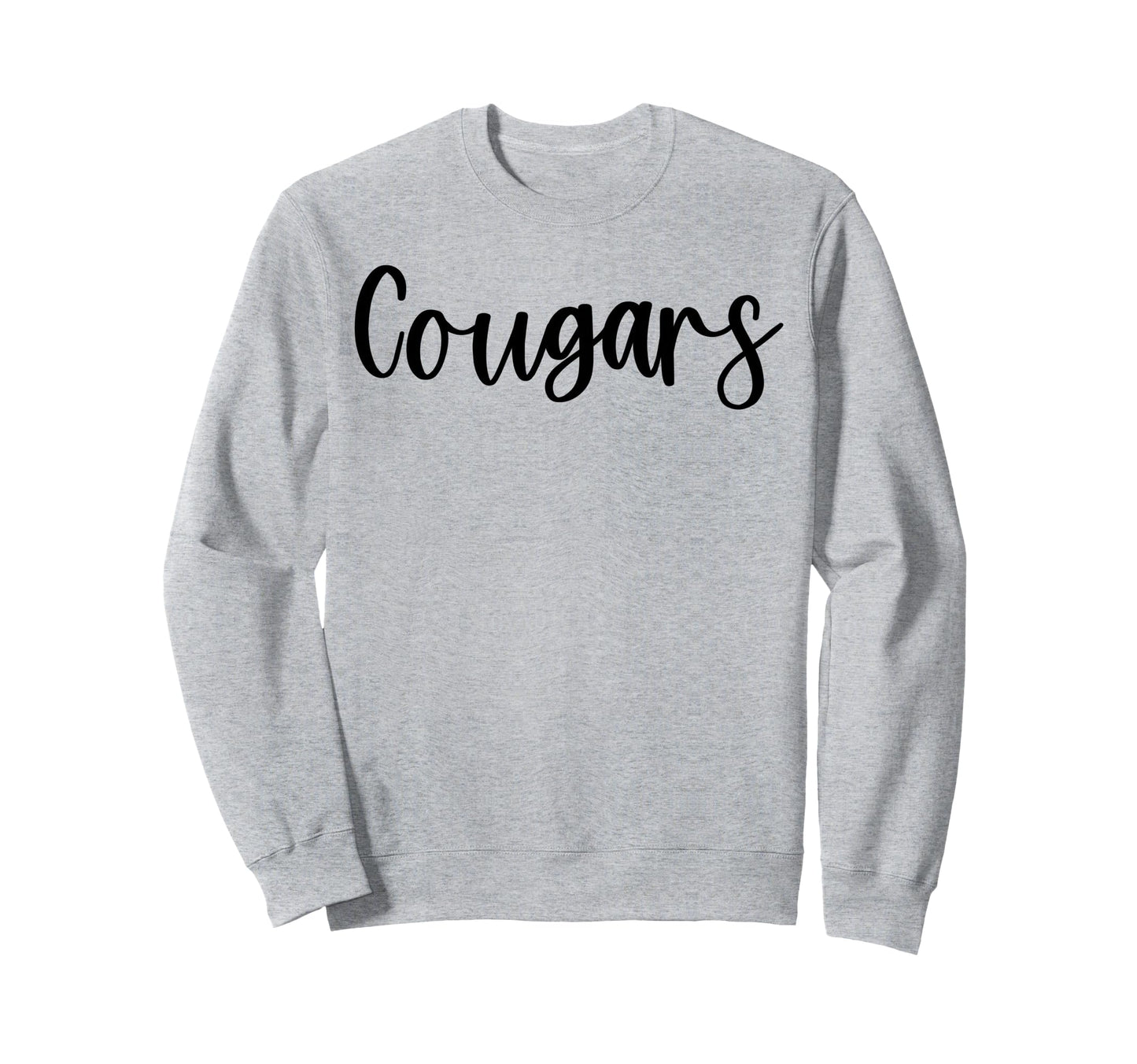 Cougars School Spirit Team Mascot Sweatshirt - Streetwear Style Unisex - T-Shirt, Sweatshirt, Hoodie