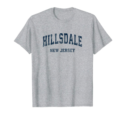 Hillsdale New Jersey Nj Varsity T-Shirt - Casual Everyday Wear Men Women - T-Shirt, Sweatshirt, Hoodie