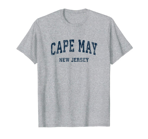 Cape May New Jersey Nj Varsity Sports T-Shirt - Aesthetic Graphic Unisex - T-Shirt, Sweatshirt, Hoodie