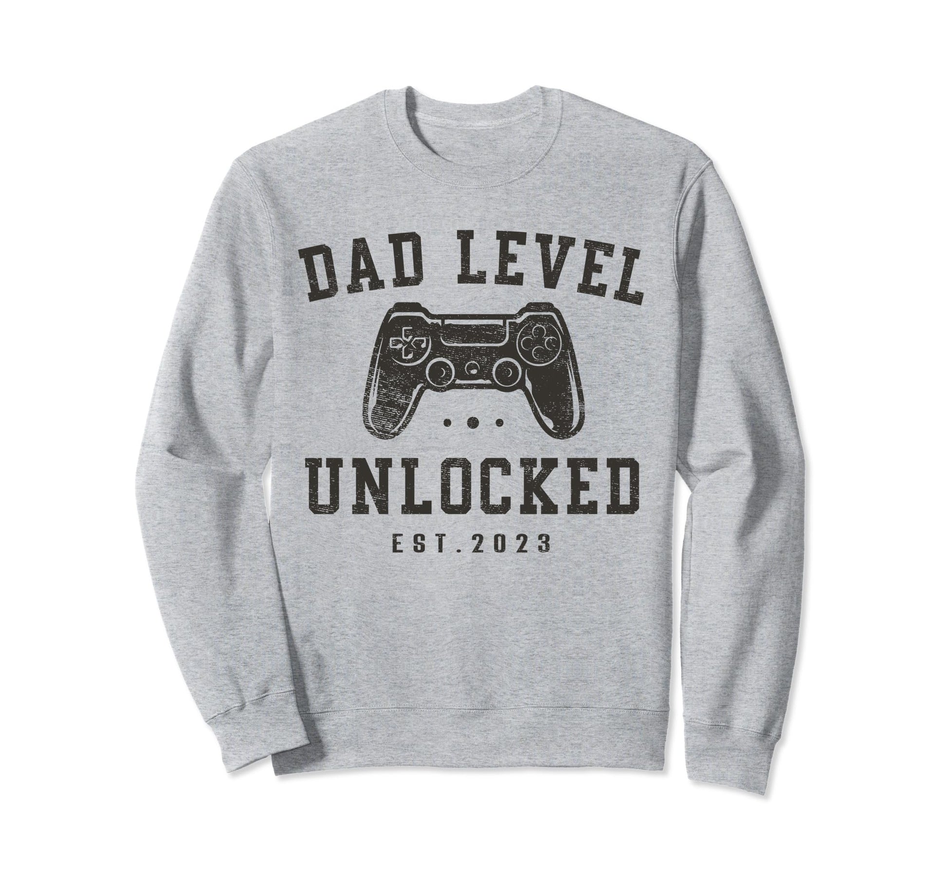 Dad Level Unlocked 2023 New Dad To Be Sweatshirt - Minimalist Print Unisex - T-Shirt, Sweatshirt, Hoodie