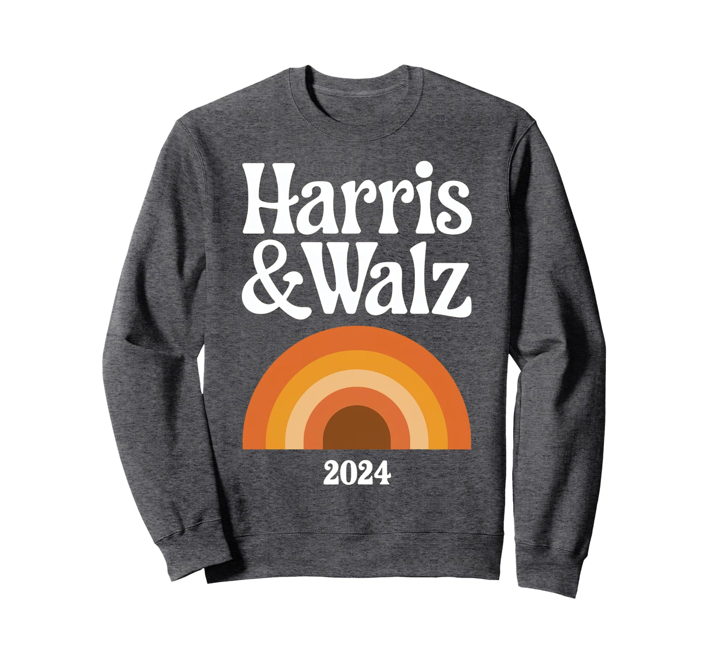 Harris Walz Harris Walz Rainbow Boho Sweatshirt - Graphic Print Unisex - T-Shirt, Sweatshirt, Hoodie