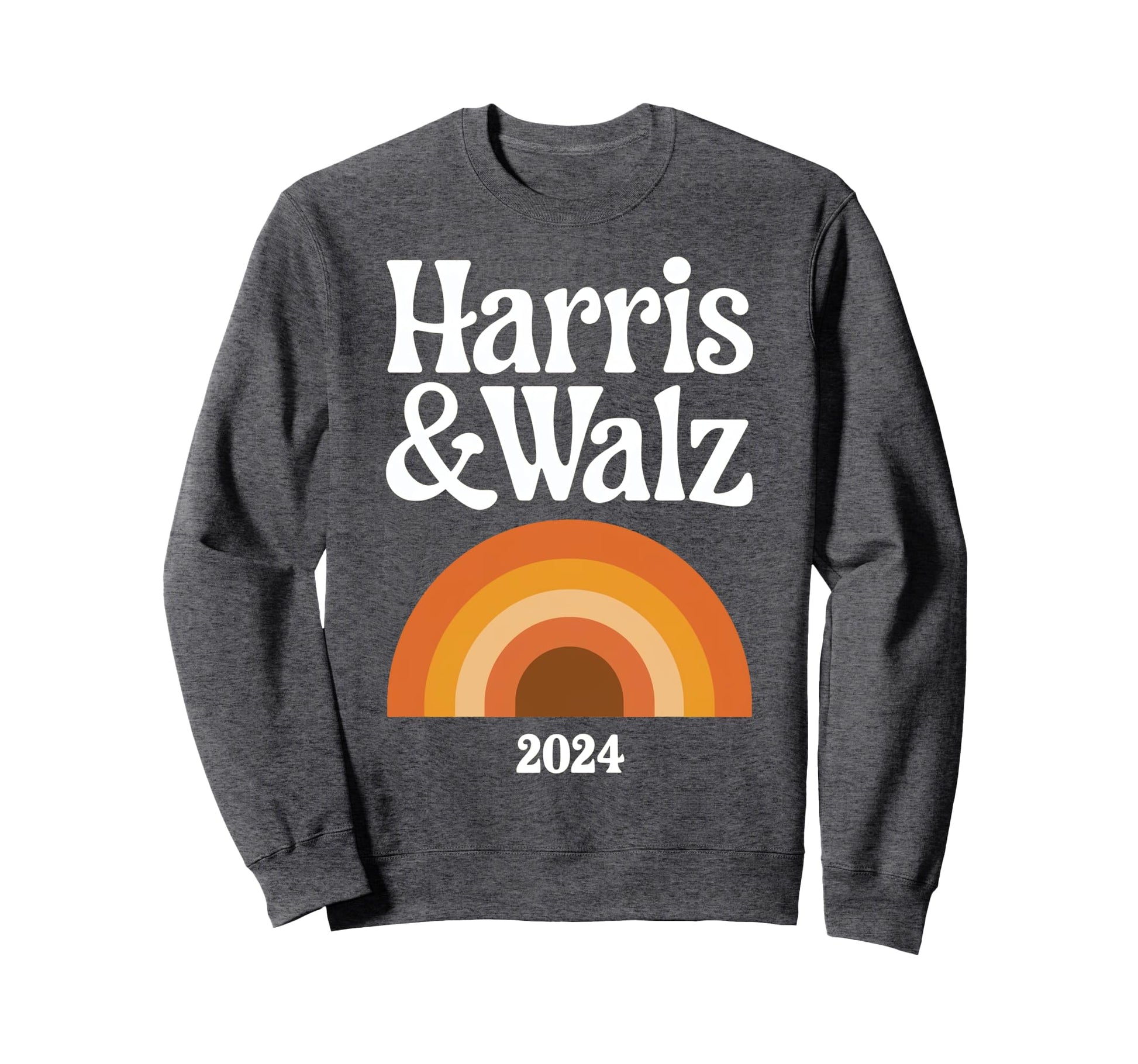 Harris Walz Harris Walz Rainbow Boho Sweatshirt - Graphic Print Unisex - T-Shirt, Sweatshirt, Hoodie