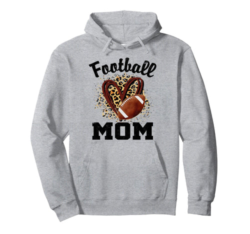 Leopard Heart American Football Matching Hoodie - Unique Graphic for Adults - T-Shirt, Sweatshirt, Hoodie