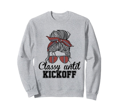 Classy Kickoff American Football Sweatshirt - Trendy Graphic for Adults - T-Shirt, Sweatshirt, Hoodie