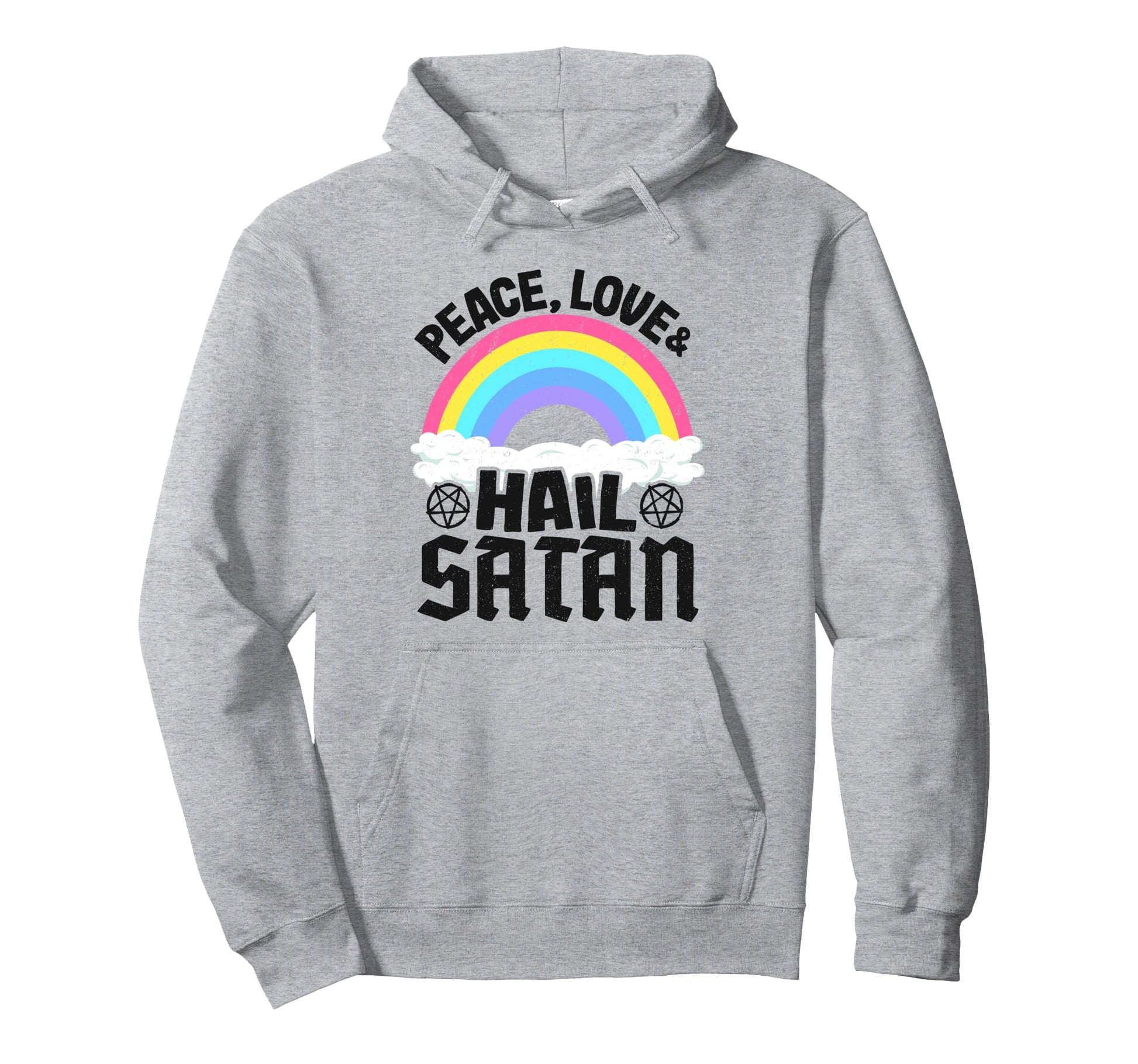 Punk Band Death Metal Rainbow Peace Hoodie - Custom Art Print Men Women - T-Shirt, Sweatshirt, Hoodie