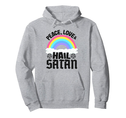 Punk Band Death Metal Rainbow Peace Hoodie - Custom Art Print Men Women - T-Shirt, Sweatshirt, Hoodie