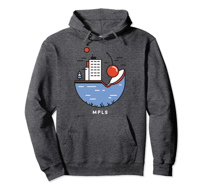 Minnesota Mpls Cherry Hoodie - Unique Graphic for Adults - T-Shirt, Sweatshirt, Hoodie