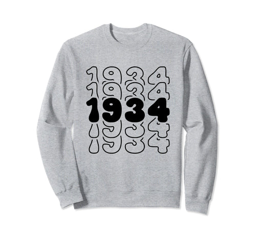 90 Year Old Groovy 90Th Birthday Sweatshirt - Fun Novelty Design Unisex - T-Shirt, Sweatshirt, Hoodie