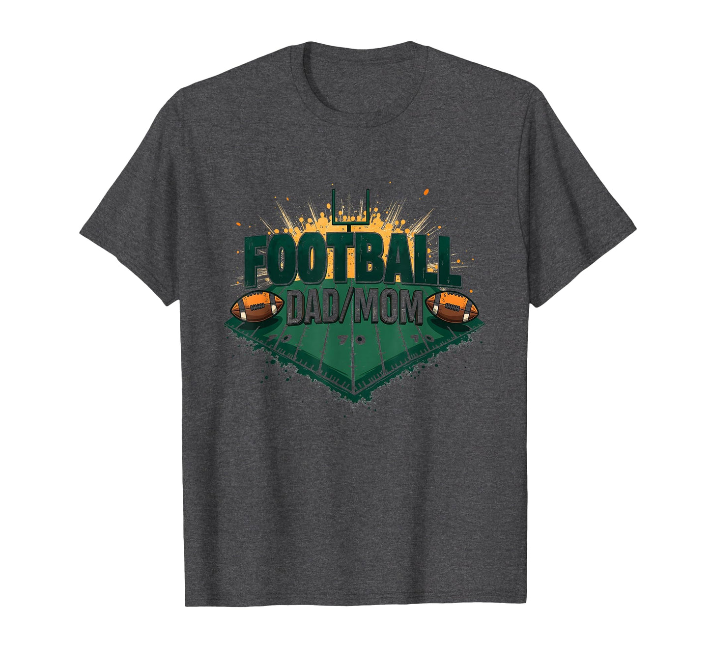 Football Dad Mom Proud Parent Game T-Shirt - Aesthetic Graphic for Adults - T-Shirt, Sweatshirt, Hoodie