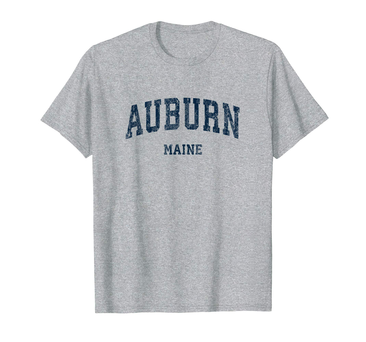 Auburn Maine Me Varsity Sports Navy T-Shirt - Unique Graphic for Adults - T-Shirt, Sweatshirt, Hoodie