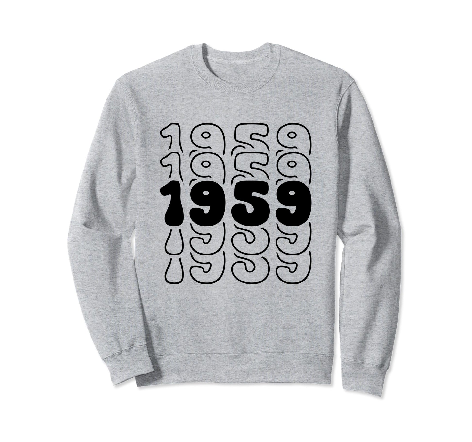 65 Year Old Groovy 65Th Birthday Sweatshirt - Custom Art Print for Adults - T-Shirt, Sweatshirt, Hoodie
