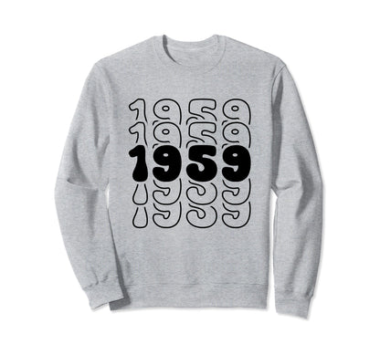 65 Year Old Groovy 65Th Birthday Sweatshirt - Custom Art Print for Adults - T-Shirt, Sweatshirt, Hoodie