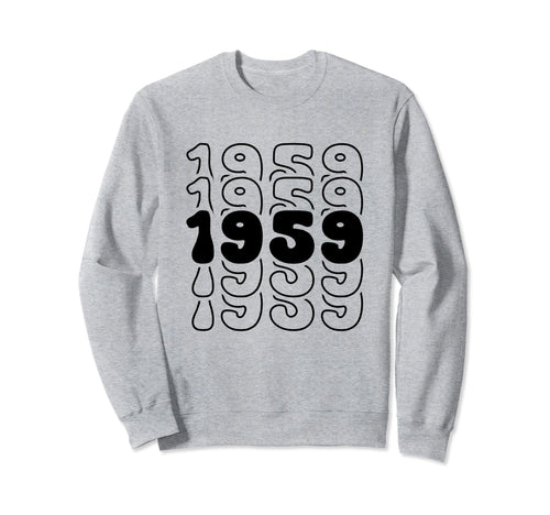 65 Year Old Groovy 65Th Birthday Sweatshirt - Custom Art Print for Adults - T-Shirt, Sweatshirt, Hoodie