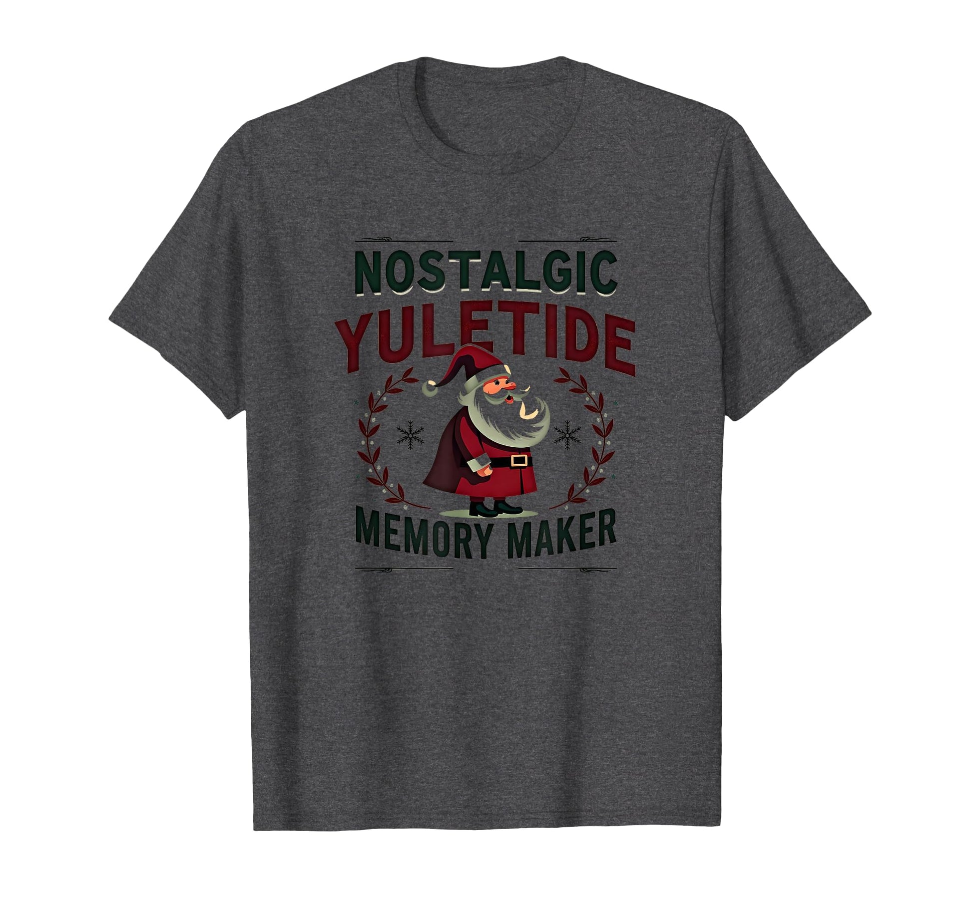 Nostalgic Yuletide Memory Maker Santa T-Shirt - Streetwear Style for Adults - T-Shirt, Sweatshirt, Hoodie