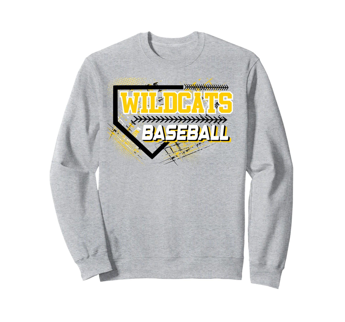 Wildcats Baseball Mom Sports Game Day Sweatshirt - Custom Art Print Unisex - T-Shirt, Sweatshirt, Hoodie