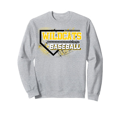 Wildcats Baseball Mom Sports Game Day Sweatshirt - Custom Art Print Unisex - T-Shirt, Sweatshirt, Hoodie