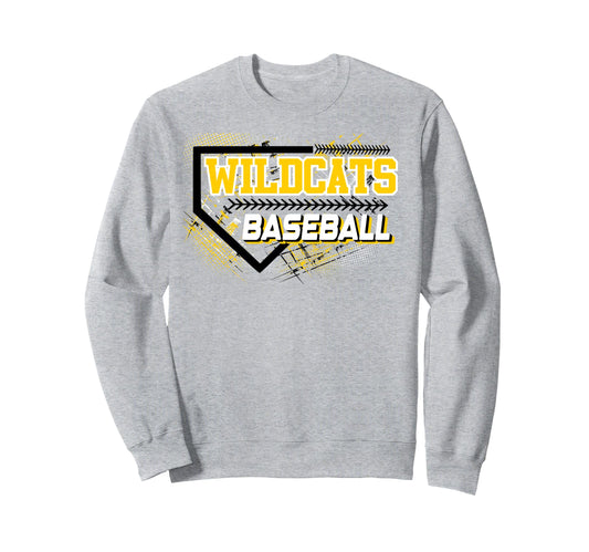 Wildcats Baseball Mom Sports Game Day Sweatshirt - Custom Art Print Unisex - T-Shirt, Sweatshirt, Hoodie
