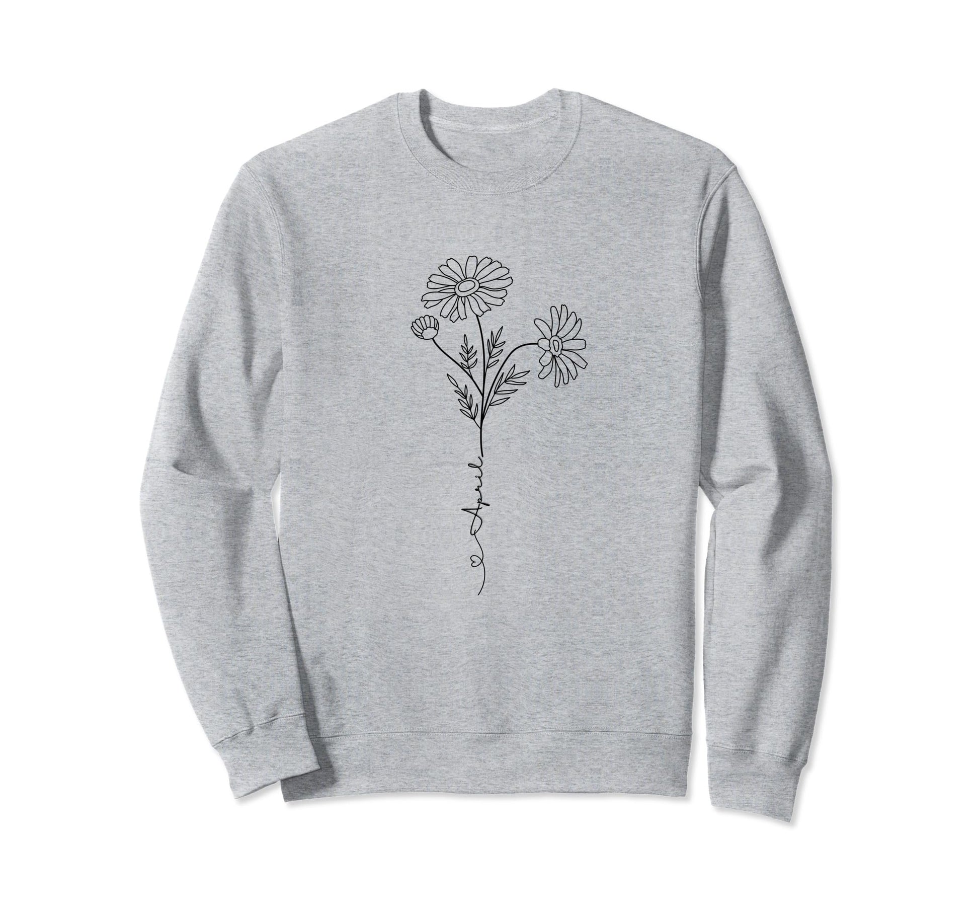 Minimalist Boho Botanical Drawing Sweatshirt - Aesthetic Graphic Men Women - T-Shirt, Sweatshirt, Hoodie