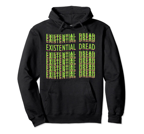 Existential Dread Retrowave Aesthetic Hoodie - Graphic Print for Adults - T-Shirt, Sweatshirt, Hoodie
