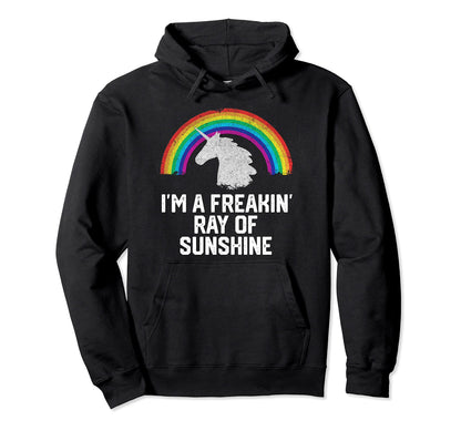 Gay Pride Funny Unicorn Rainbow Lgbt Hoodie - Graphic Print for Adults - T-Shirt, Sweatshirt, Hoodie