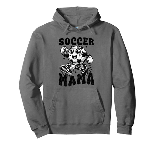 Checkered Soccer Mama Soccer Mom Game Hoodie - Novelty Apparel for Adults - T-Shirt, Sweatshirt, Hoodie