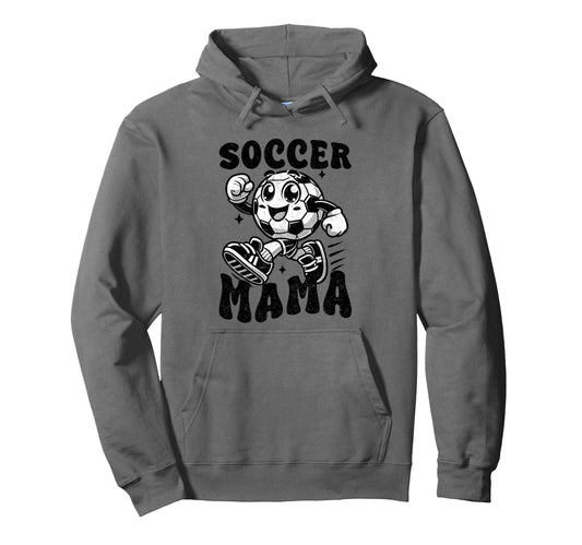 Checkered Soccer Mama Soccer Mom Game Hoodie - Novelty Apparel for Adults - T-Shirt, Sweatshirt, Hoodie