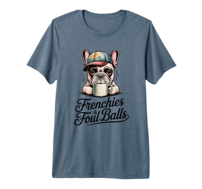 Frenchies And Foul Balls Peeking T-Shirt - Streetwear Style for Adults - T-Shirt, Sweatshirt, Hoodie