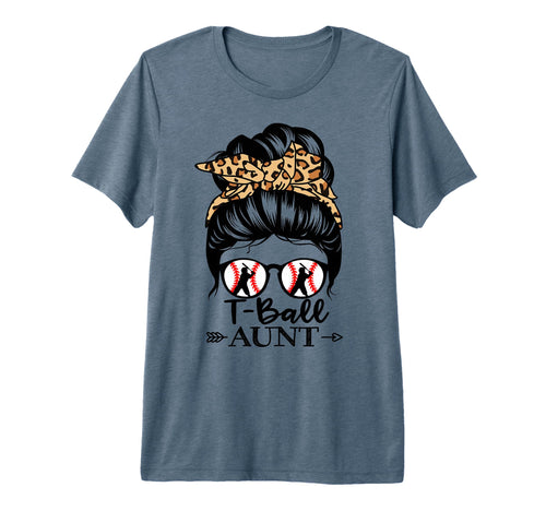 T Ball Aunt Life Messy Bun Hair T-Shirt - Aesthetic Graphic Men Women - T-Shirt, Sweatshirt, Hoodie