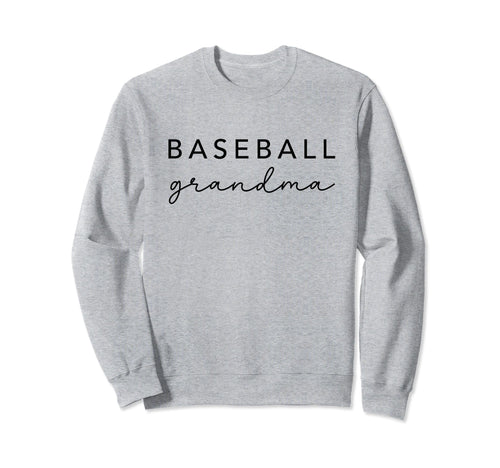 Baseball Grandma Womens Trendy Sweatshirt - Novelty Apparel for Adults - T-Shirt, Sweatshirt, Hoodie