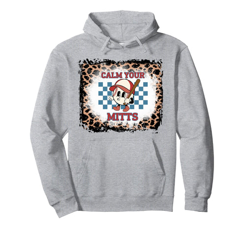 Leopard Bleached Calm Your Mitts Hoodie - Casual Everyday Wear Men Women - T-Shirt, Sweatshirt, Hoodie