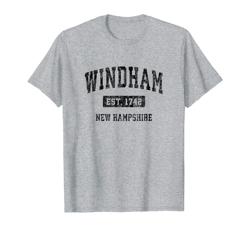 Windham New Hampshire Nh Sports Black T-Shirt - Streetwear Style for Adults - T-Shirt, Sweatshirt, Hoodie
