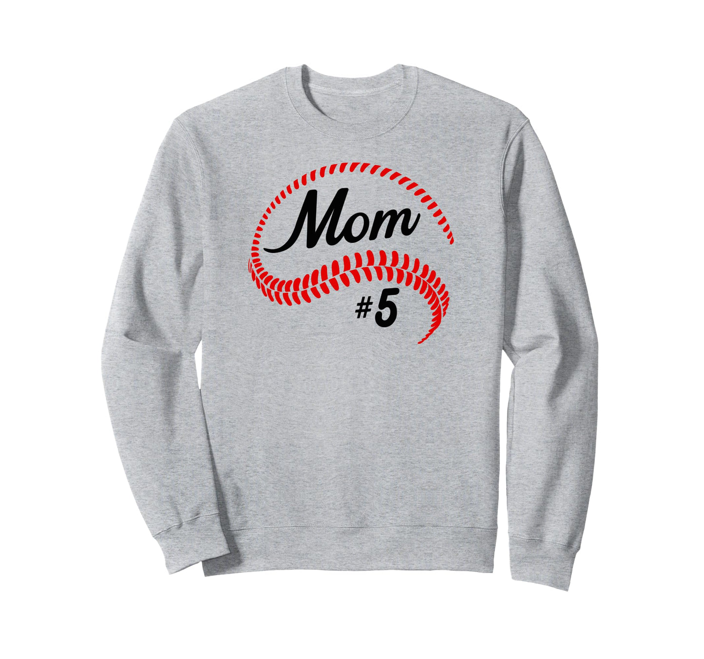 Baseball Softball 5 Baseball Mom Sweatshirt - Novelty Apparel Men Women - T-Shirt, Sweatshirt, Hoodie