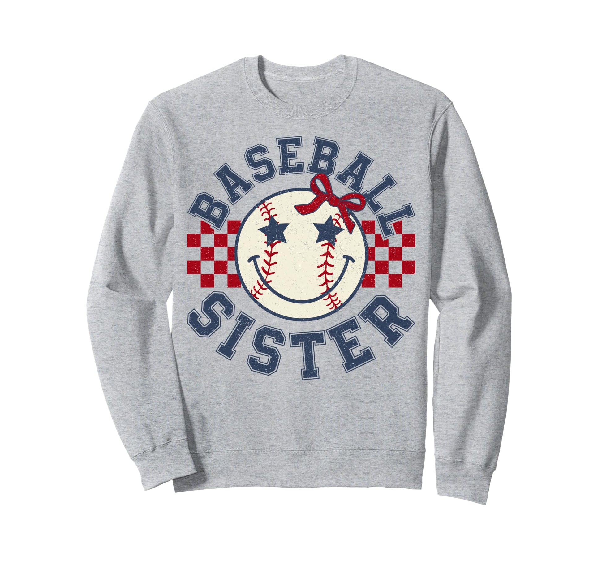 Baseball Sister Coquette Bow Sport Sweatshirt - Graphic Print Unisex - T-Shirt, Sweatshirt, Hoodie
