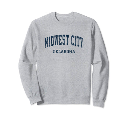 Midwest City Oklahoma Ok Varsity Sweatshirt - Unique Graphic for Adults - T-Shirt, Sweatshirt, Hoodie