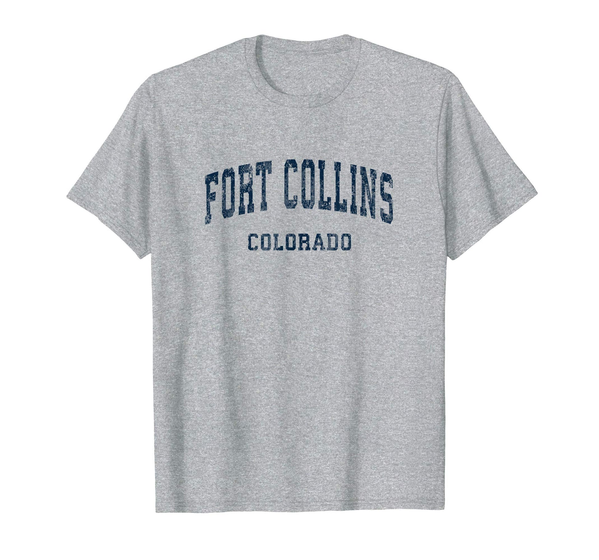 Fort Collins Colorado Co Varsity T-Shirt - Fun Novelty Design Men Women - T-Shirt, Sweatshirt, Hoodie