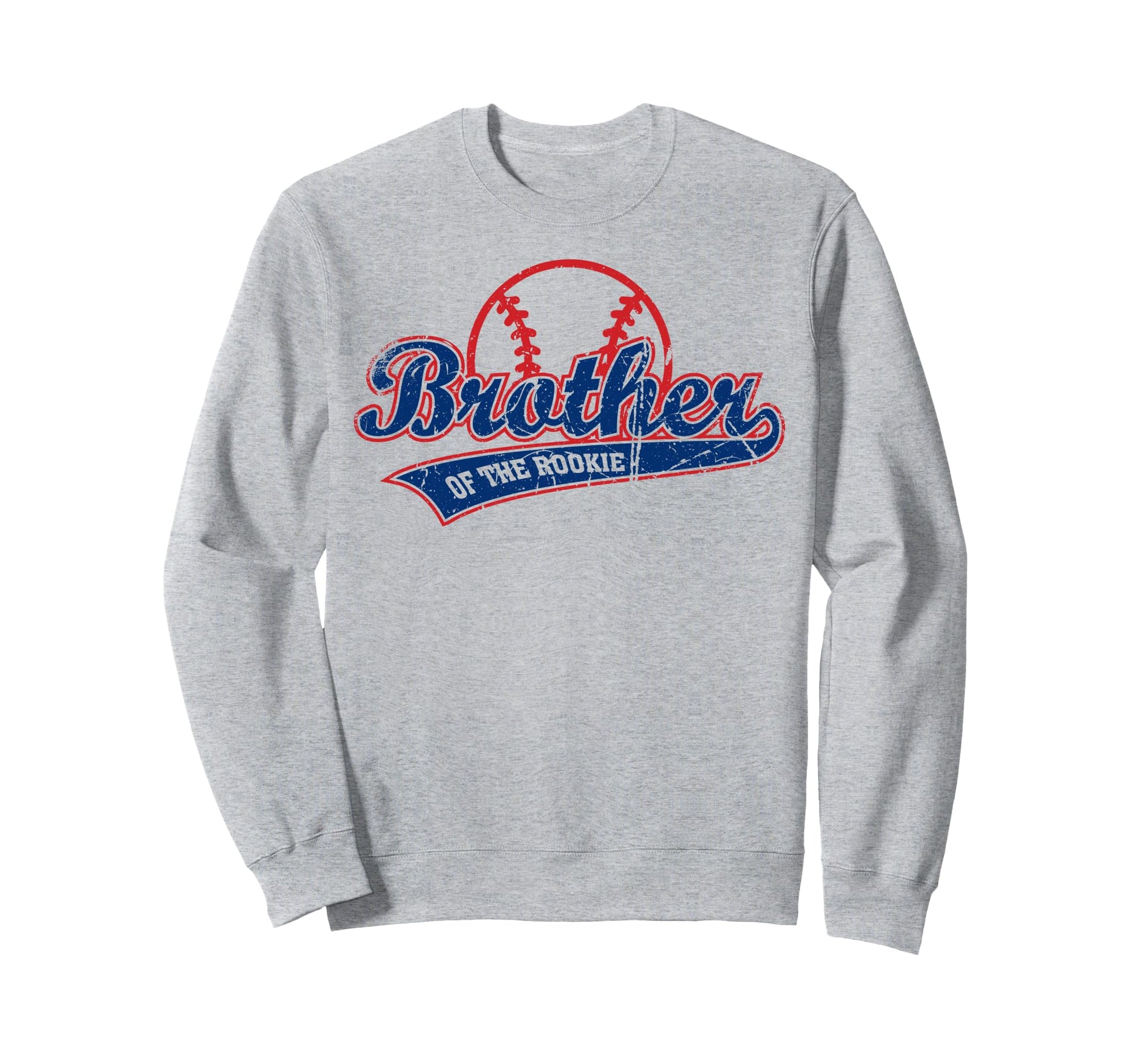 Funny Baseball Brother Rookie Sweatshirt - Casual Everyday Wear for Adults - T-Shirt, Sweatshirt, Hoodie