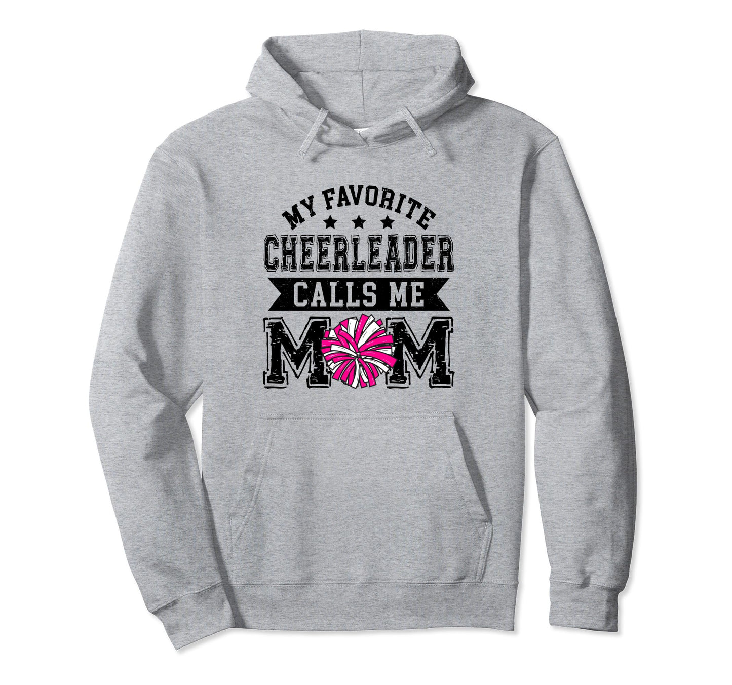 Cheer Mom My Favorite Cheerleader Hoodie - Aesthetic Graphic Men Women - T-Shirt, Sweatshirt, Hoodie