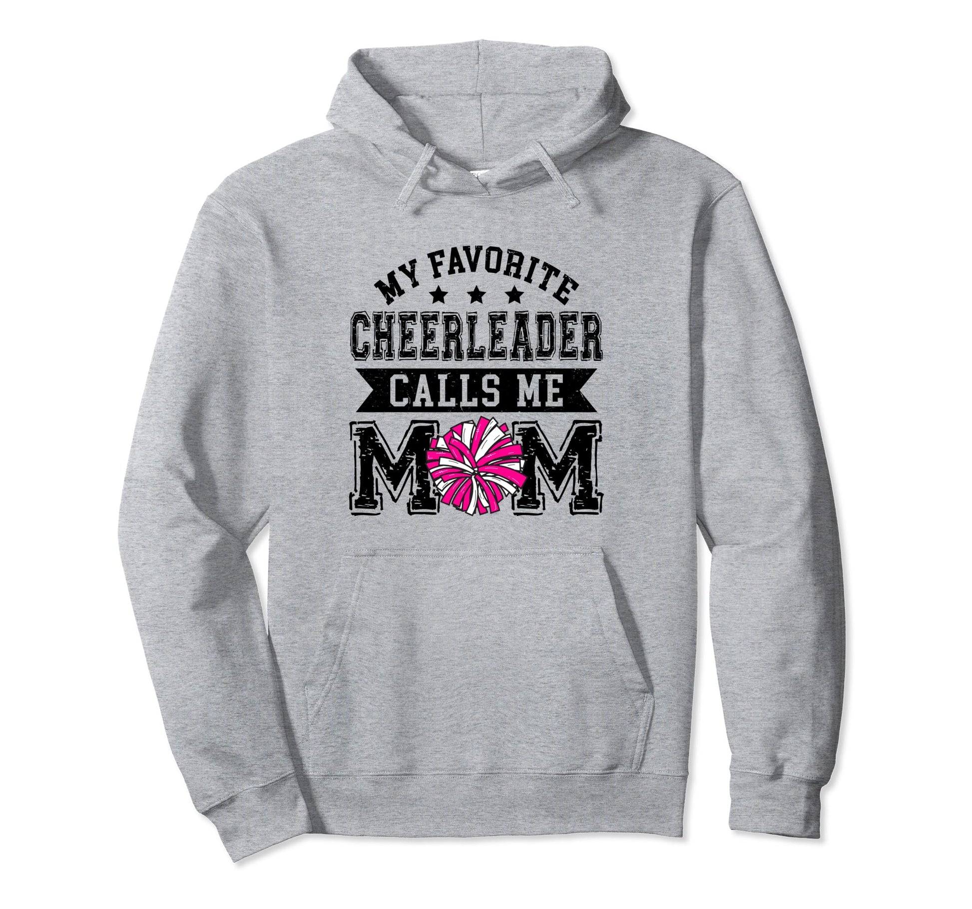 Cheer Mom My Favorite Cheerleader Hoodie - Aesthetic Graphic Men Women - T-Shirt, Sweatshirt, Hoodie