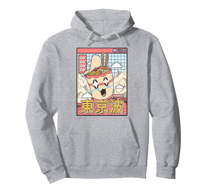 Instant Ramen Noodles Cup Japanese Kawaii Hoodie - Custom Art Print Unisex - T-Shirt, Sweatshirt, Hoodie