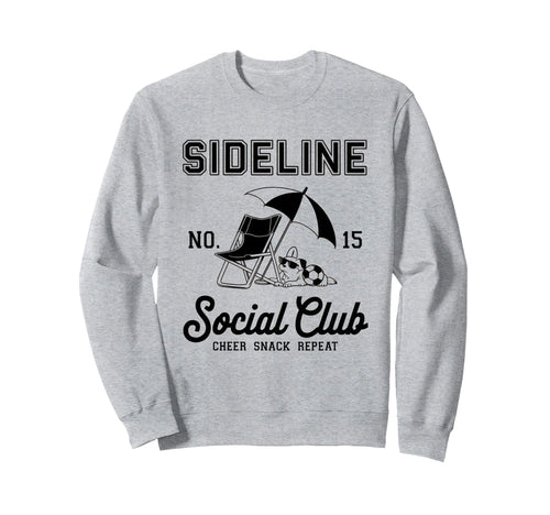 Sideline Social Club Soccer Mom Sweatshirt - Aesthetic Graphic for Adults - T-Shirt, Sweatshirt, Hoodie