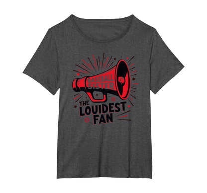 Baseball Sister Loudest Fan T-Shirt - Minimalist Print for Adults - T-Shirt, Sweatshirt, Hoodie