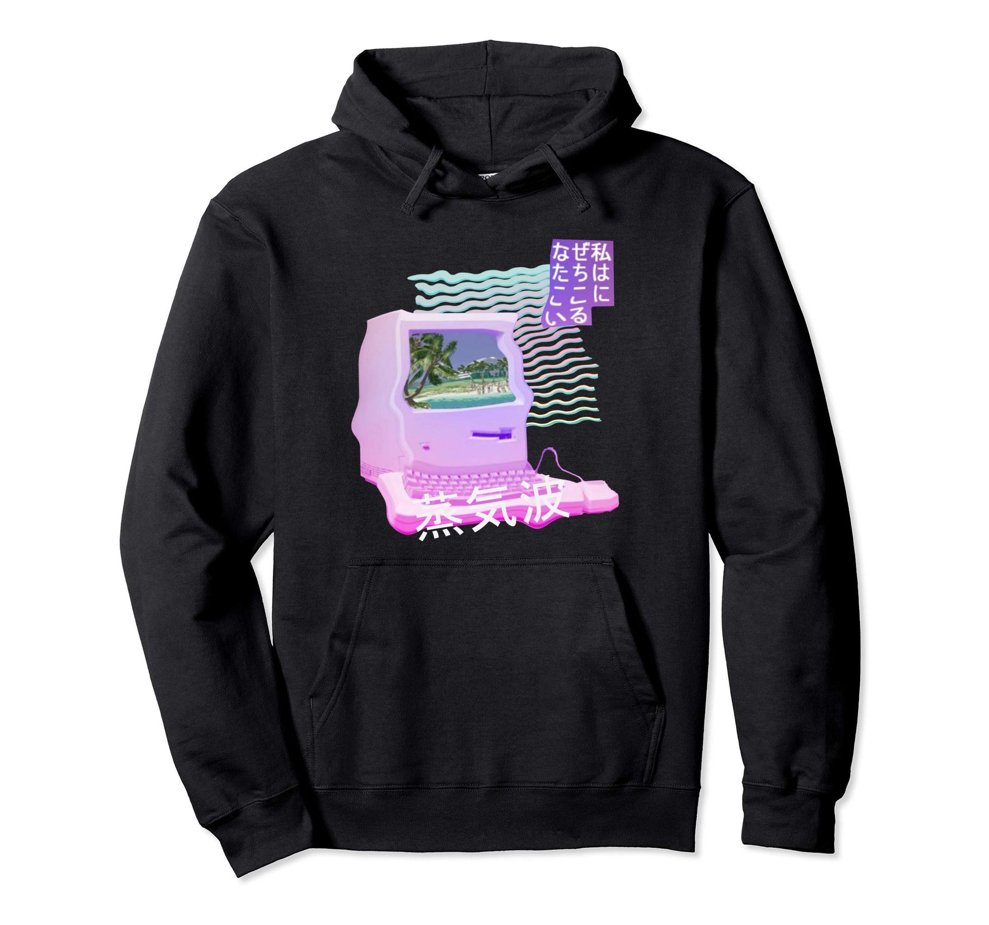 V P O R W V E Aesthetic Vaporwave Hoodie - Trendy Graphic for Adults - T-Shirt, Sweatshirt, Hoodie