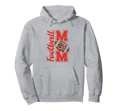 Game Day Leopard White And Red High School Hoodie - Graphic Print Unisex - T-Shirt, Sweatshirt, Hoodie