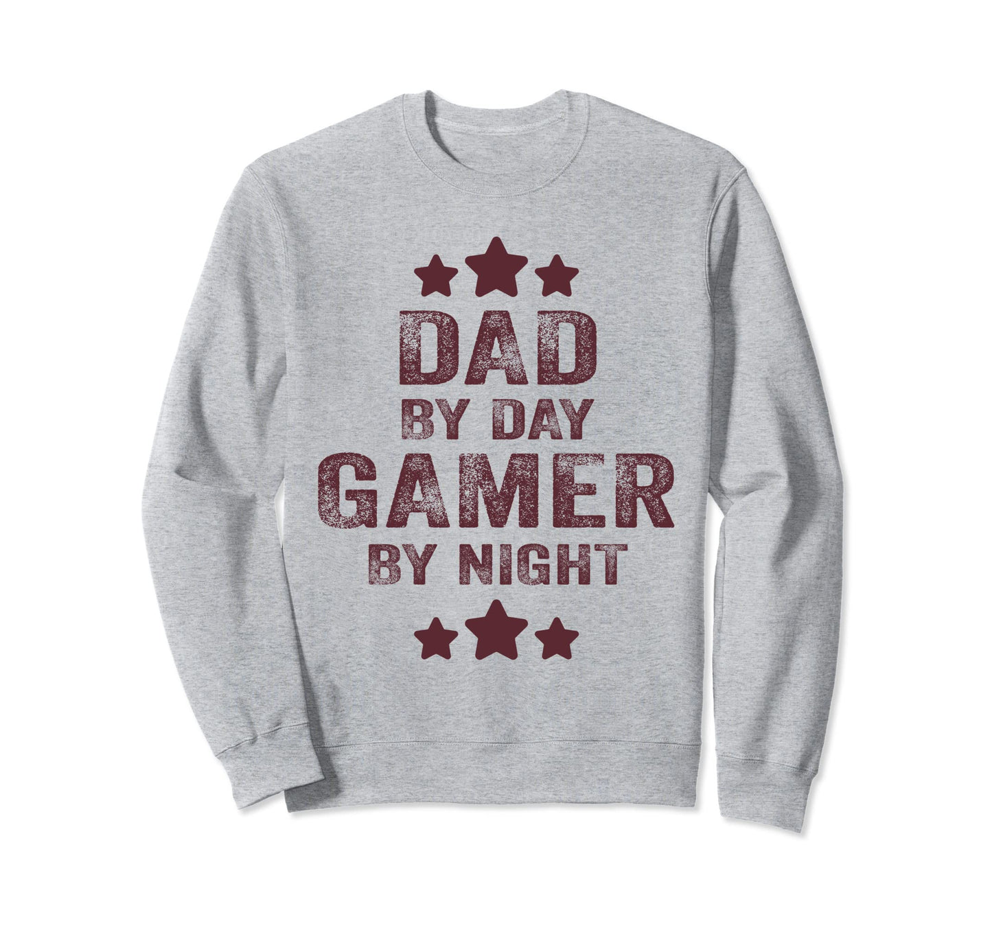 Dad Day Gamer Night Funny Fathers Sweatshirt - Unique Graphic for Adults - T-Shirt, Sweatshirt, Hoodie
