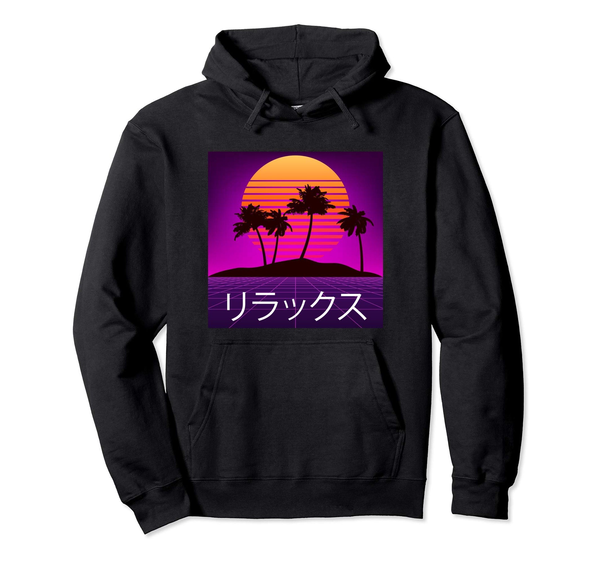 Aesthetic Vaporwave 80S 90S Harajuku Hoodie - Fun Novelty Design Men Women - T-Shirt, Sweatshirt, Hoodie