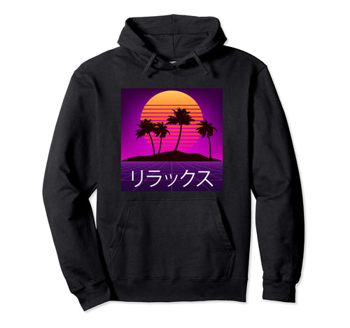 Aesthetic Vaporwave 80S 90S Harajuku Hoodie - Fun Novelty Design Men Women - T-Shirt, Sweatshirt, Hoodie