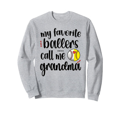 Favorite Softball Baseball Players Sweatshirt - Graphic Print Men Women - T-Shirt, Sweatshirt, Hoodie
