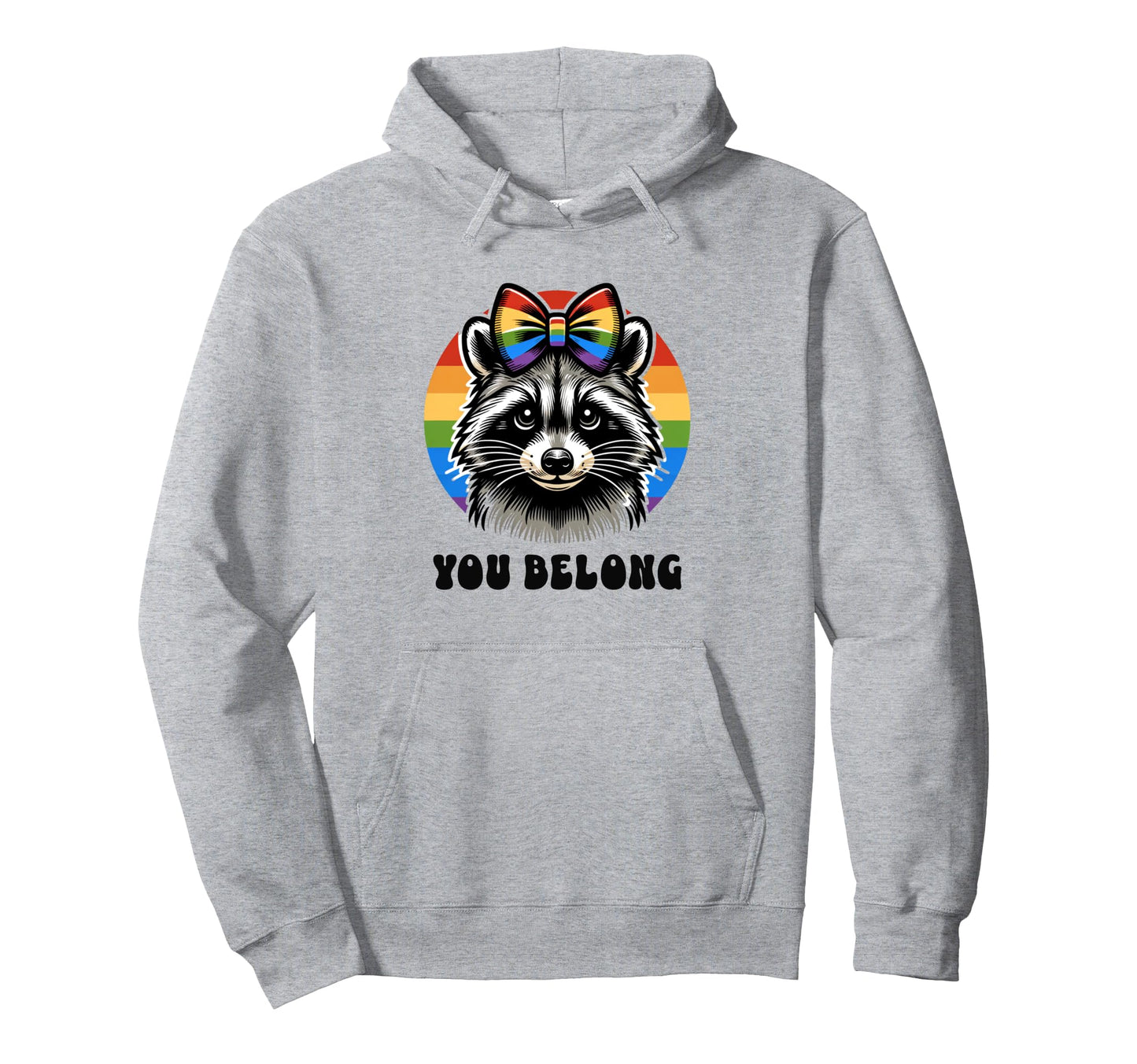 You Belong Equality Rainbow Coquette Hoodie - Novelty Apparel Unisex - T-Shirt, Sweatshirt, Hoodie